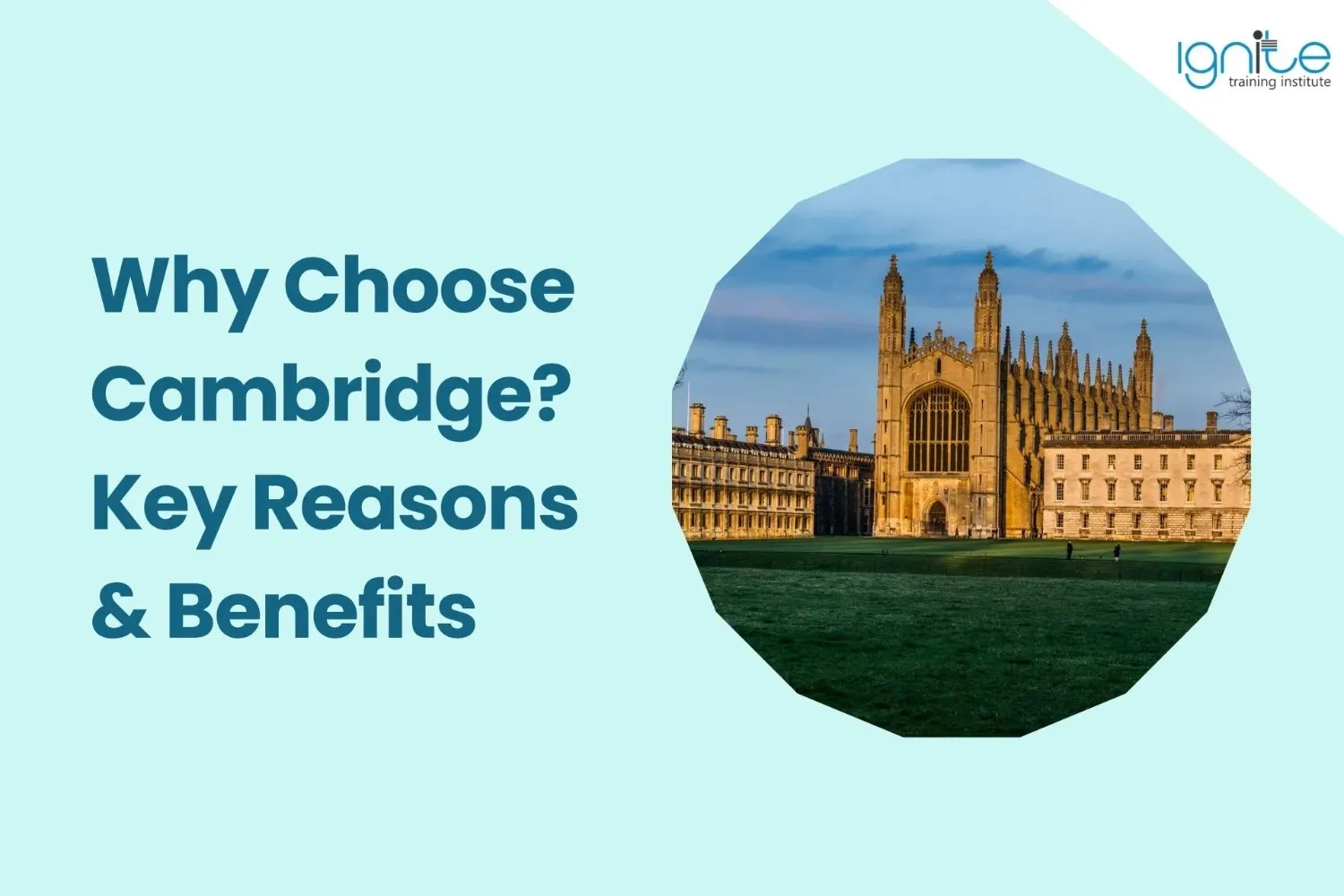 Why Choose Cambridge? Key Reasons &amp; Benefits